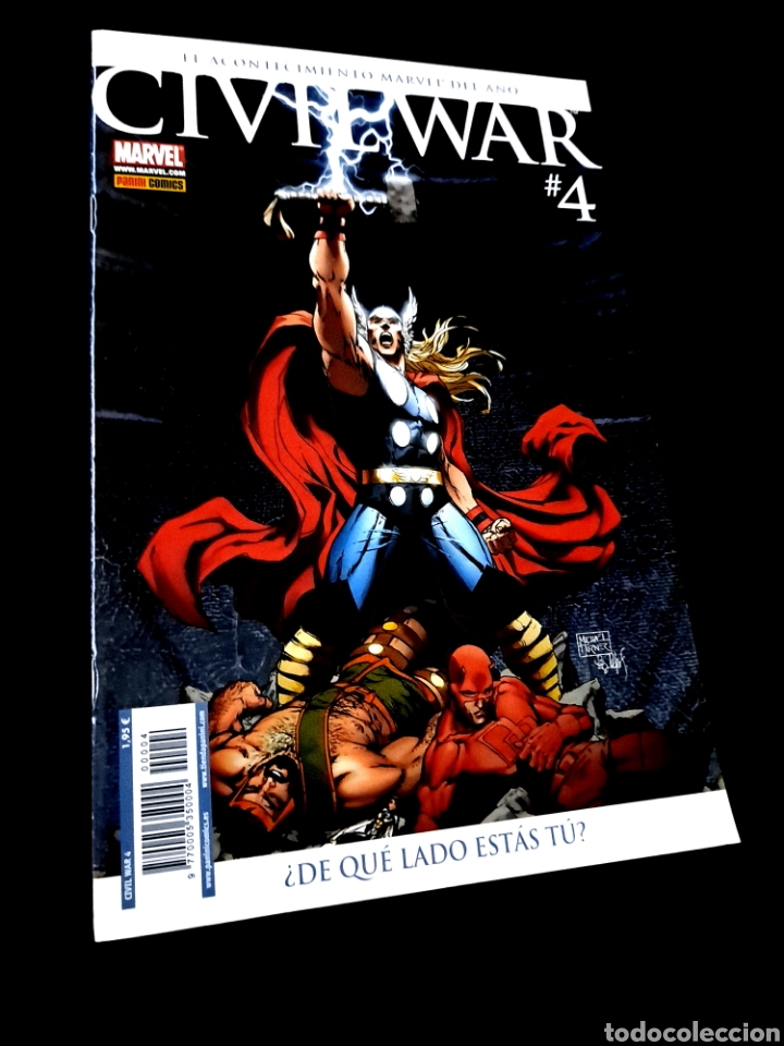 C&oacute;mics: DE KIOSCO CIVIL WAR 4 PANINI COMICS MARVEL GRAPA - Foto 1