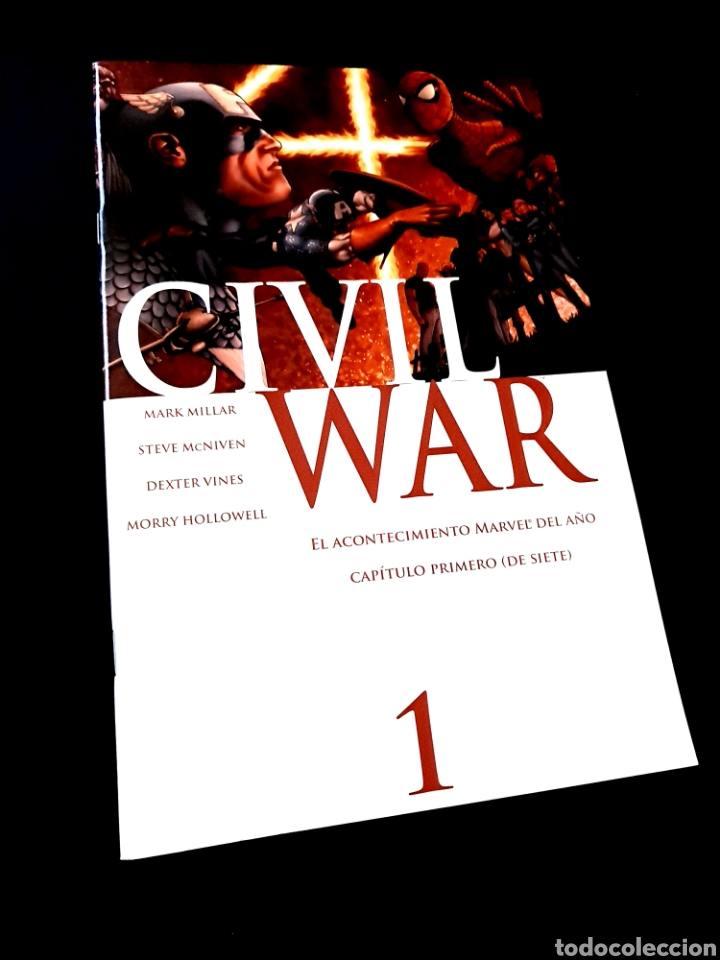 C&oacute;mics: DE KIOSCO CIVIL WAR 1 PANINI COMICS MARVEL GRAPA - Foto 1