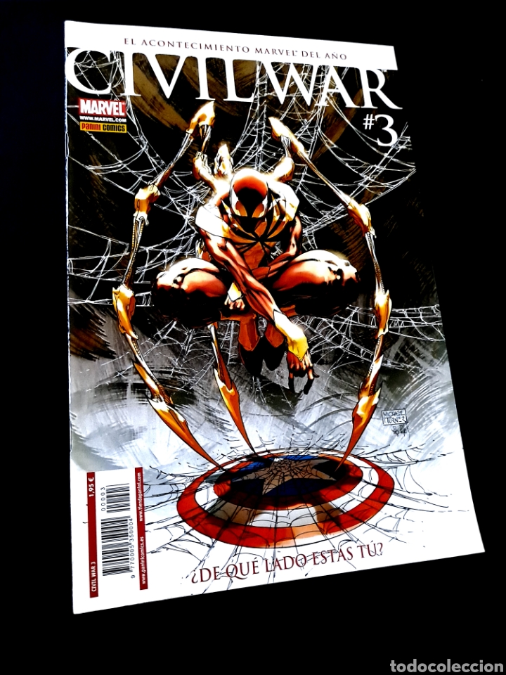 C&oacute;mics: DE KIOSCO CIVIL WAR 3 PANINI COMICS MARVEL GRAPA - Foto 1