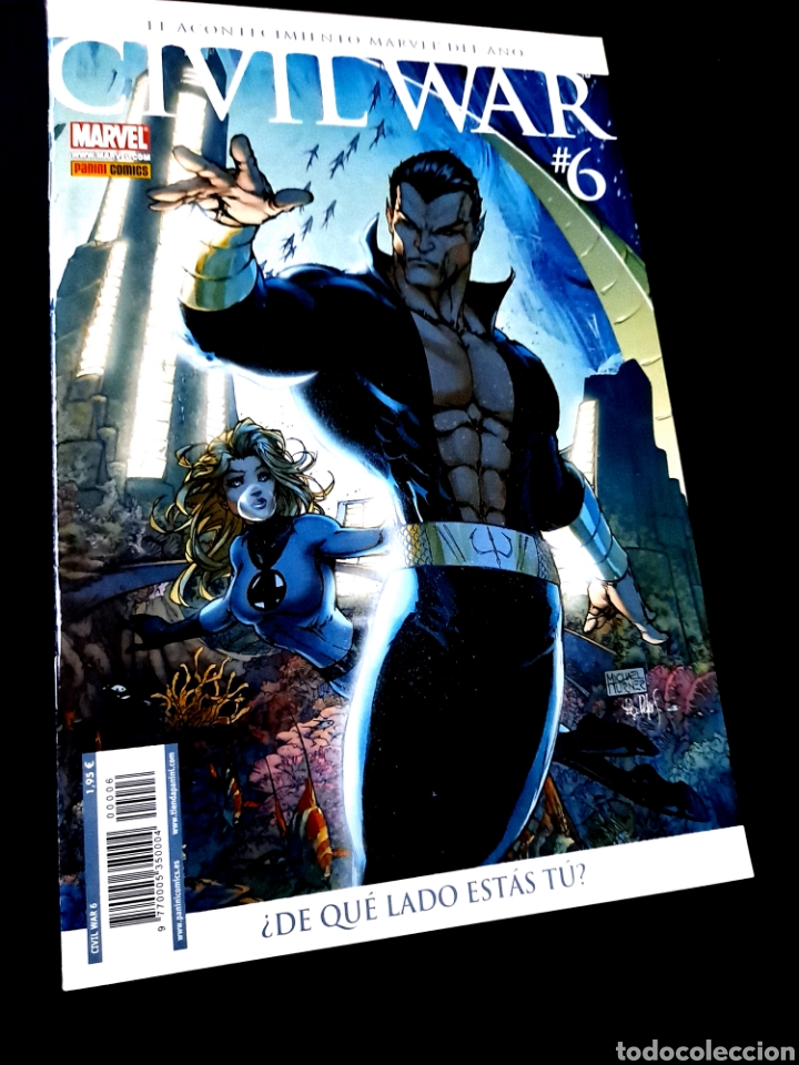 C&oacute;mics: DE KIOSCO CIVIL WAR 6 PANINI COMICS MARVEL GRAPA - Foto 1