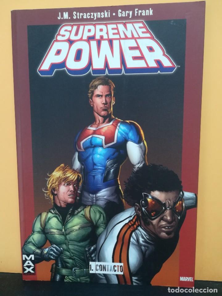 C&oacute;mics: SUPREME POWER. CONTACTO. MAX COMICS. PANINI - Foto 1