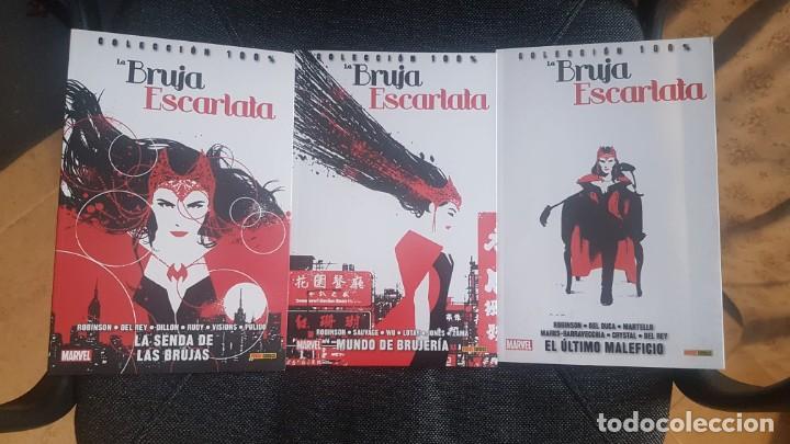 C&oacute;mics: 100% MARVEL: LA BRUJA ESCARLATA (OBRA COMPLETA 3 TOMOS) - PANINI