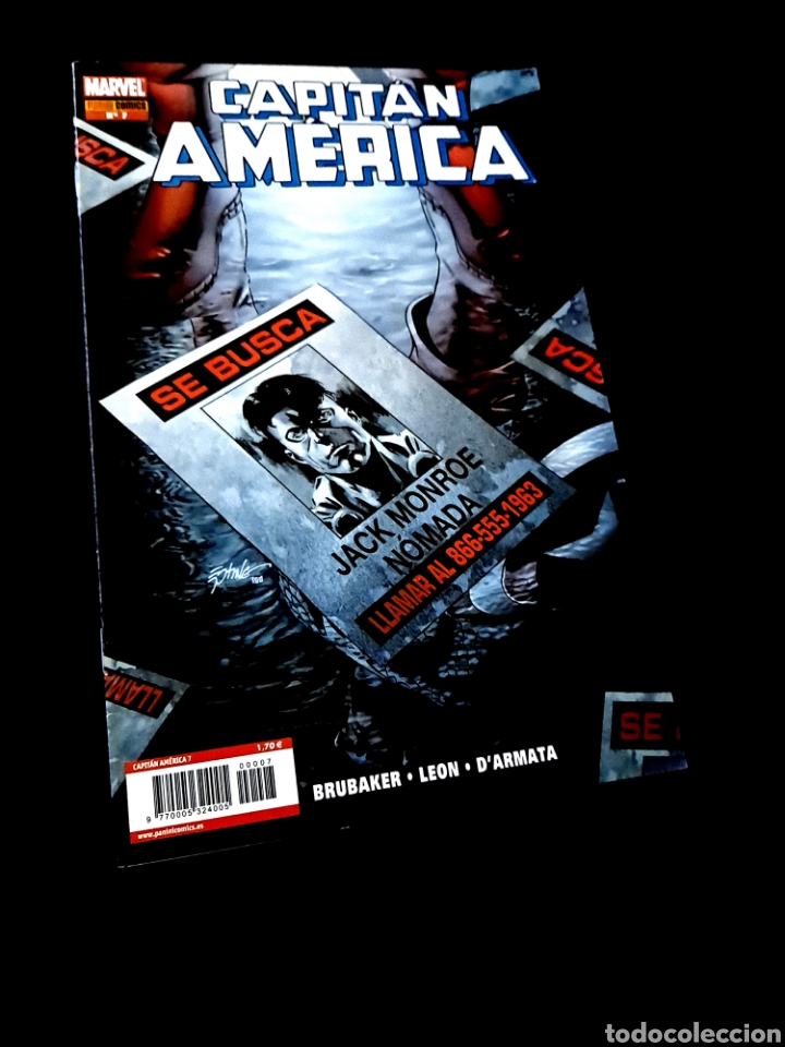 C&oacute;mics: EXCELENTE ESTADO CAPITAN AMERICA 7 PANINI COMICS MARVEL GRAPA - Foto 1