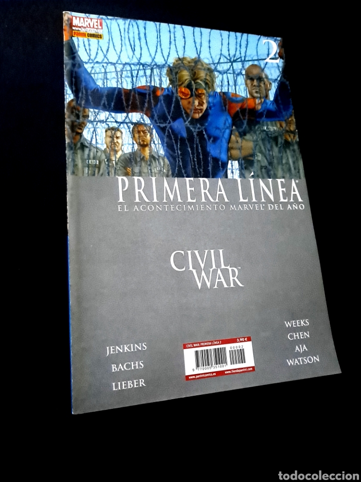Comics: CASI EXCELENTE ESTADO CIVIL WAR PRIMERA LINEA 2 PANINI MARVEL