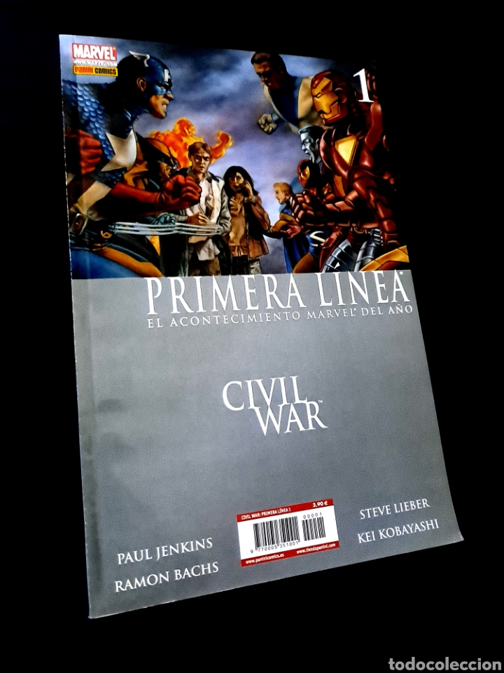 Comics: CASI EXCELENTE ESTADO CIVIL WAR PRIMERA LINEA 1 PANINI MARVEL