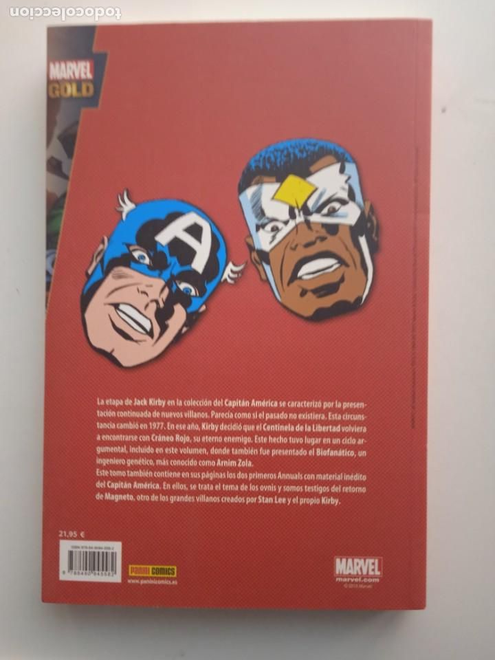 C&oacute;mics: MARVEL GOLD CAPITAN AMERICA EL BIOFAN&Aacute;TICO PANINI - Foto 2