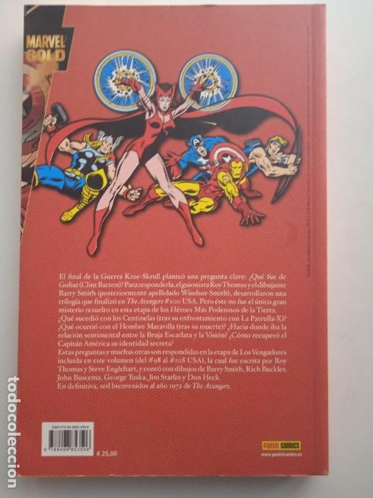 C&oacute;mics: MARVEL GOLD LOS VENGADORES EN GUERRA CON LOS DIOSES PANINI - Foto 2