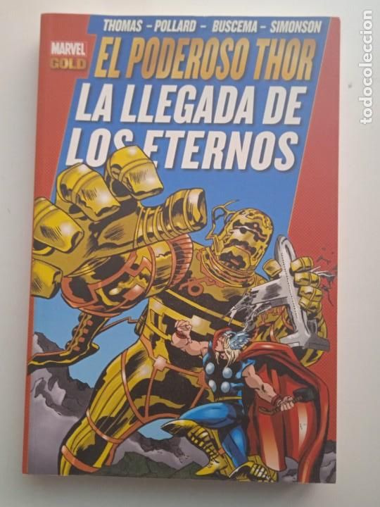 C&oacute;mics: MARVEL GOLD EL PODEROSO THOR LA LLEGADA DE LOS ETERNOS PANINI - Foto 1