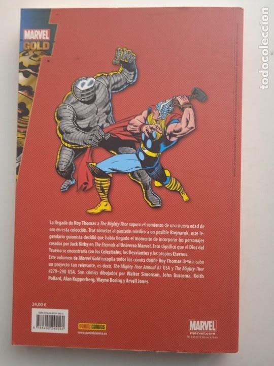 C&oacute;mics: MARVEL GOLD EL PODEROSO THOR LA LLEGADA DE LOS ETERNOS PANINI - Foto 2