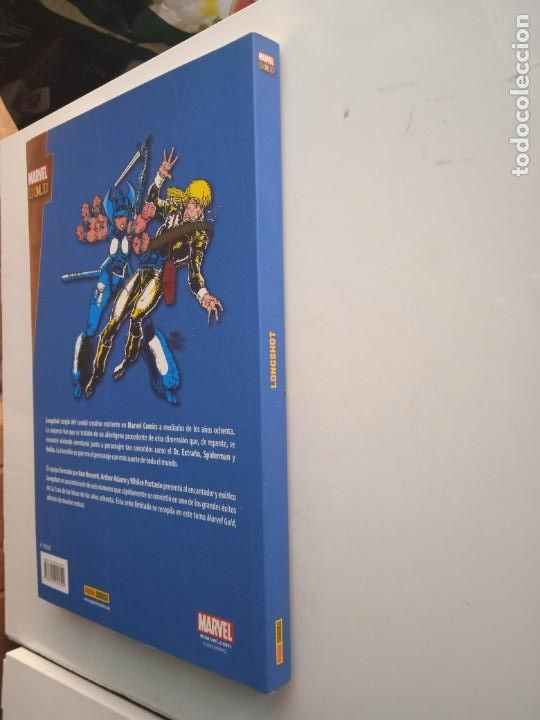 C&oacute;mics: MARVEL GOLD LONGSHOT PANINI - Foto 3