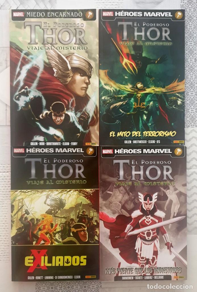 C&oacute;mics: EL PODEROSO THOR: VIAJE AL MISTERIO. Colecci&oacute;n completa de 4 tomos. Panini Comics 2012 - Foto 1