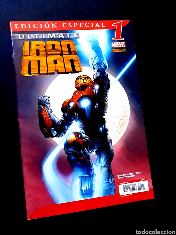 C&oacute;mics: EXCELENTE ESTADO ULTIMATE IRON MAN 1 PANINI GRAPA - Foto 1