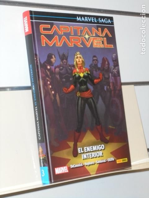 C&oacute;mics: MARVEL SAGA CAPITANA MARVEL N&ordm; 3 EL ENEMIGO INTERIOR - PANINI OFERTA - Foto 1