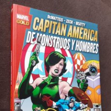 Comics: CAPITÁN AMÉRICA MARVEL GOLD PANINI DE MONSTRUOS Y HOMBRES. Lote 346437223