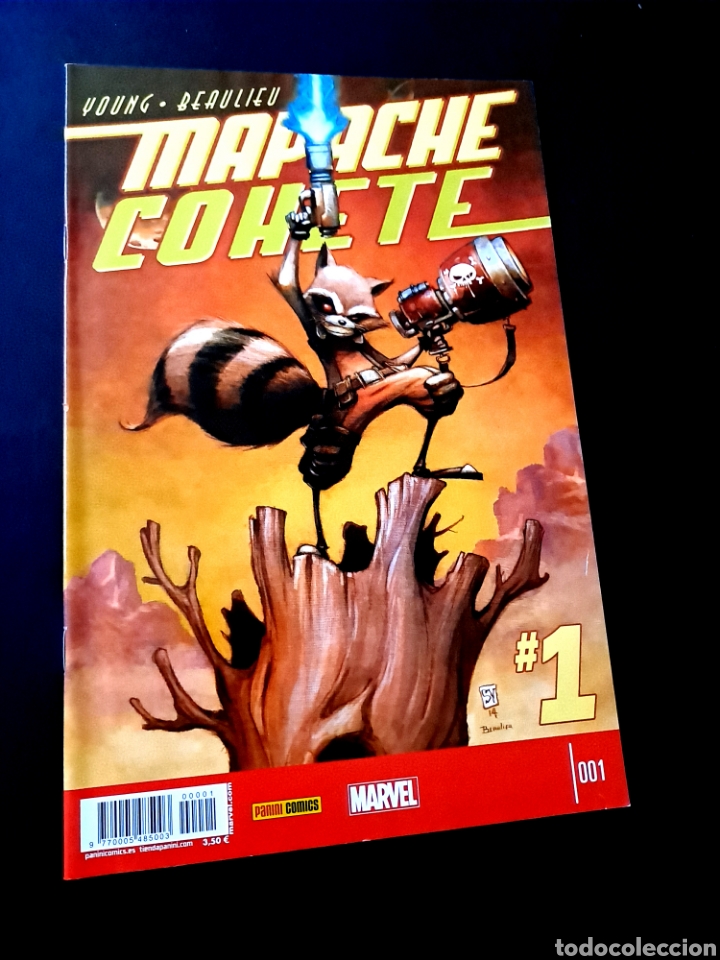 C&oacute;mics: MUY BUEN ESTADO MAPACHE COHETE 1 PANINI COMICS GRAPA - Foto 1