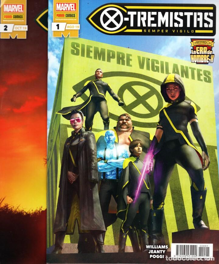 C&oacute;mics: LA ERA DE HOMBRE-X. X-TREMISTAS COMPLETA 1 Y 2 - PANINI - ESTADO EXCELENTE