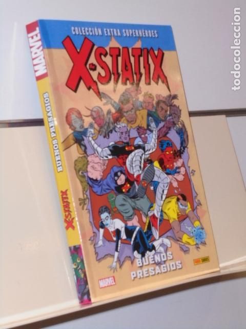 C&oacute;mics: COLECCION EXTRA SUPERHEROES X-STATIX BUENOS PRESAGIOS MARVEL - PANINI OFERTA - Foto 1