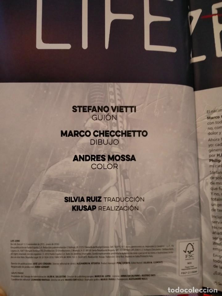 C&oacute;mics: STEFANO VIETTI/M. CHECCHETTO. LIFE ZERO .PANINI - Foto 2