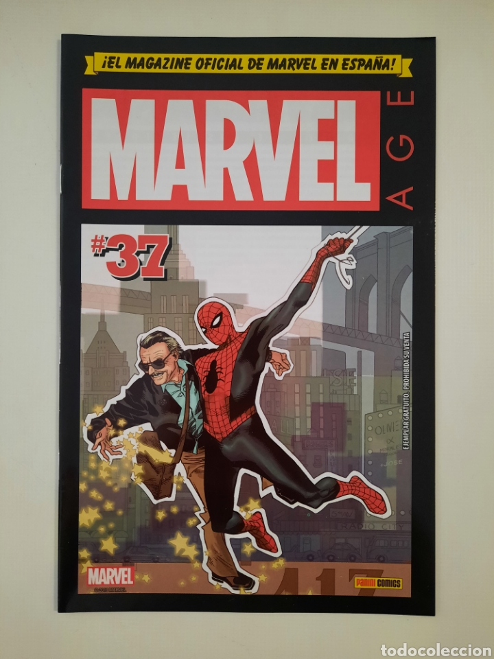 C&oacute;mics: MARVEL AGE - N&ordm; 37 - PORTADA SPIDERMAN STAN LEE - GRAPA PANINI - Foto 1