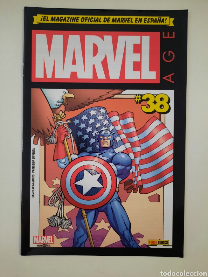 C&oacute;mics: MARVEL AGE - N&ordm; 38 - PORTADA CAPIT&Aacute;N AMERICA - GRAPA PANINI - Foto 1