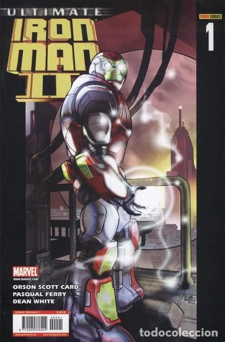 C&oacute;mics: ULTIMATE IRON MAN II. SERIE COMPLETA: 2 NUMS. PANINI - Foto 1