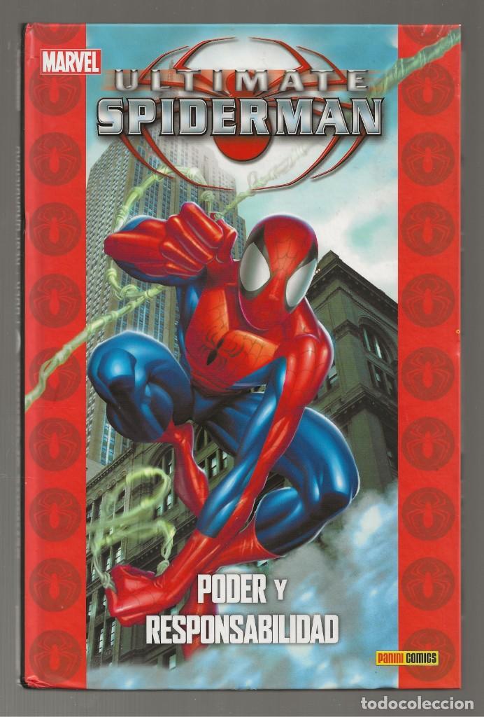 C&oacute;mics: ULTIMATE SPIDERMAN - PODER Y RESPONSABILIDAD - TOMO 1 MARVEL - PANINI EXCELENTE ESTADO - Foto 2