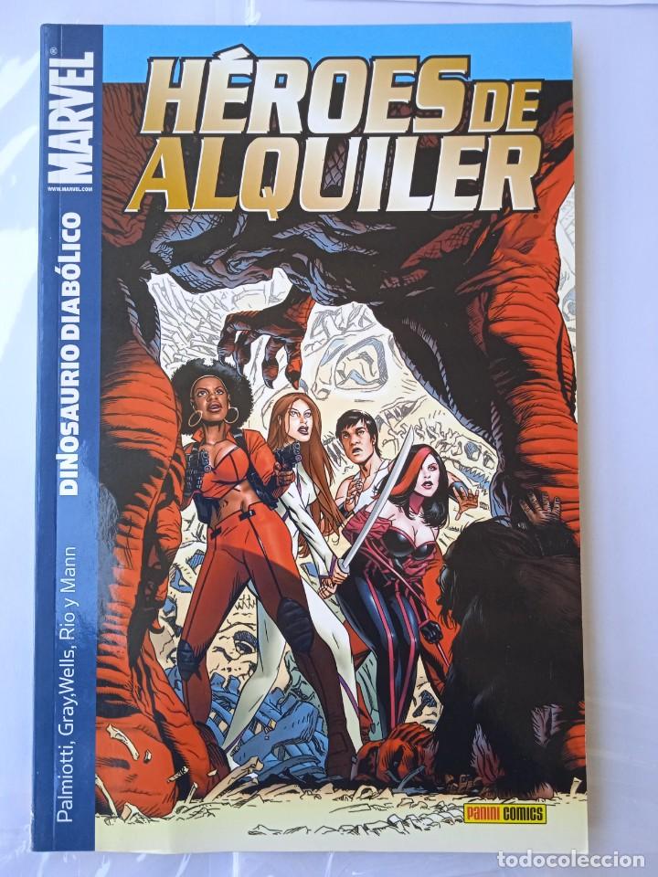 C&oacute;mics: HEROES DE ALQUILER DINOSAURIO DIABOLICO PANINI - Foto 1