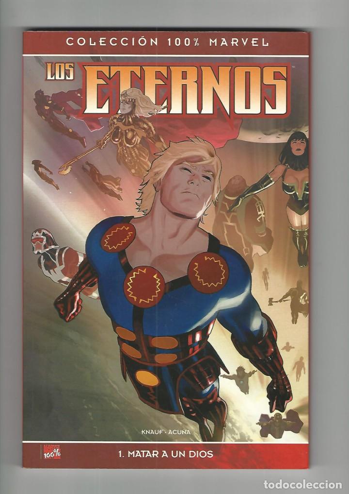C&oacute;mics: Panini. Colecci&oacute;n 100% Marvel. Los eternos. 1. Matar a un dios. - Foto 1