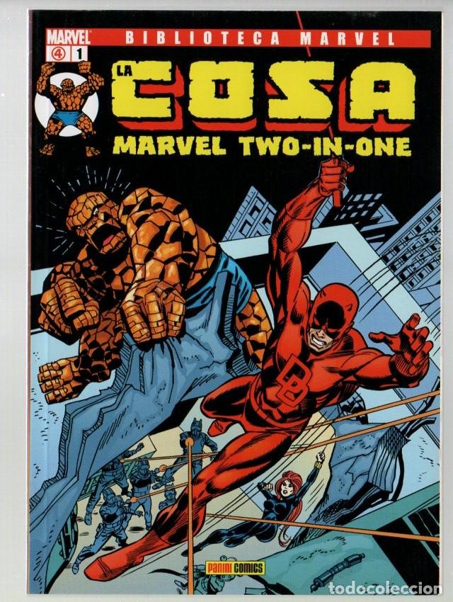 C&oacute;mics: COMIC - BIBLIOTECA MARVEL 4 - LA COSA N.&ordm; 1, MARVEL TWO-IN-ONE. PANINI COMICS. 2005 - Foto 1