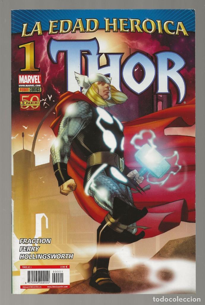 C&oacute;mics: THOR VOL. 5 - N&ordm; 1 - LA EDAD HERO&Iacute;CA - PANINI / MARVEL 2011 EXCELENTE ESTADO - Foto 1