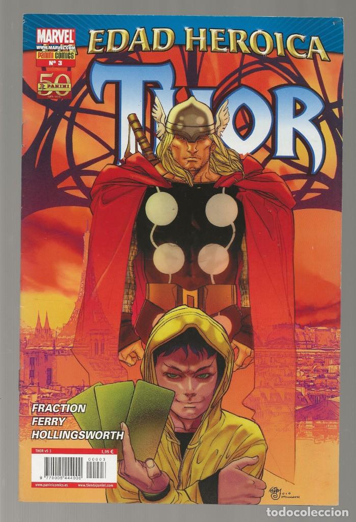 C&oacute;mics: THOR VOL. 5 - N&ordm; 3 - LA EDAD HERO&Iacute;CA - PANINI / MARVEL 2011 EXCELENTE ESTADO - Foto 1
