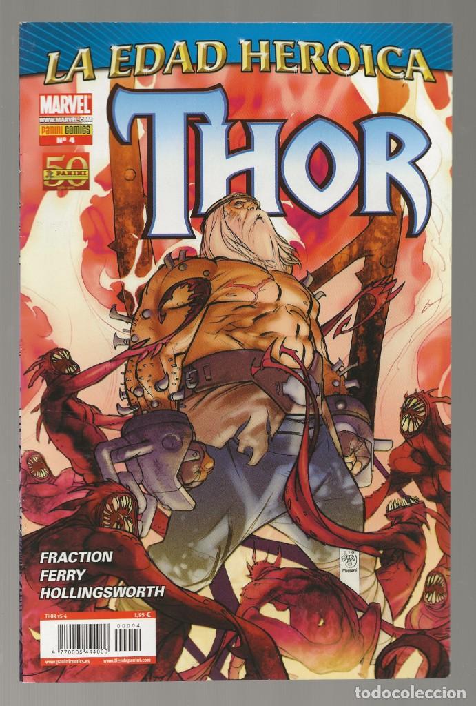 C&oacute;mics: THOR VOL. 5 - N&ordm; 4 - LA EDAD HERO&Iacute;CA - PANINI / MARVEL 2011 EXCELENTE ESTADO - Foto 1