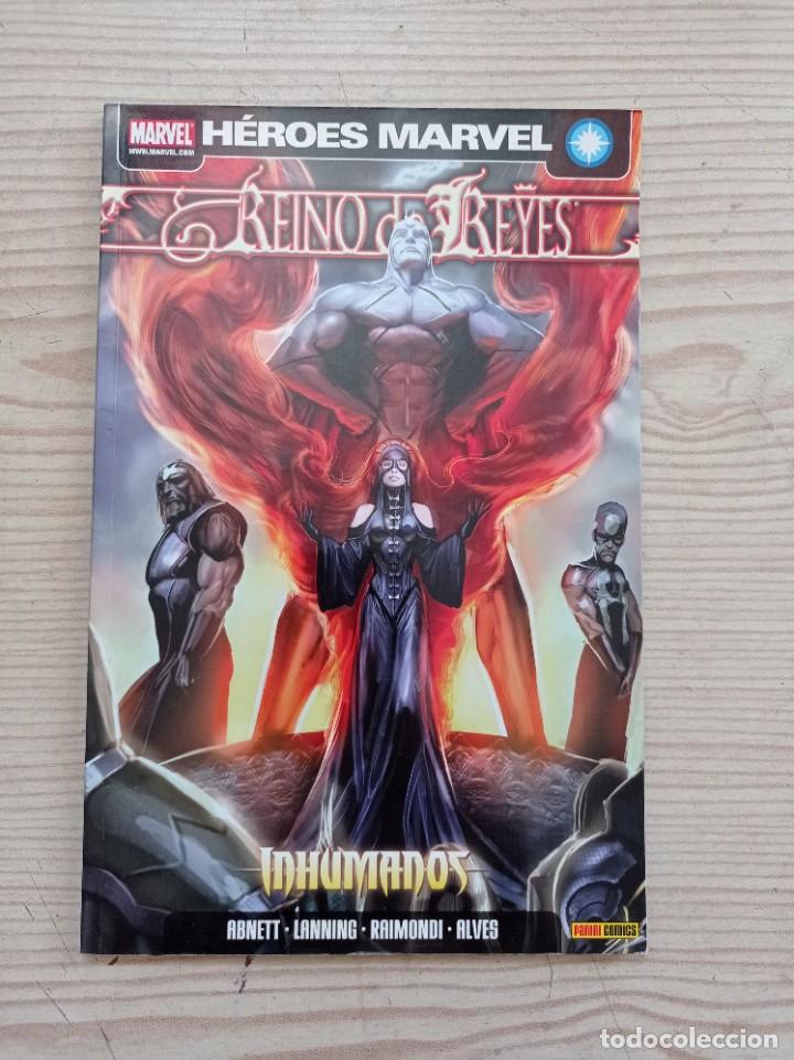 C&oacute;mics: Reino De Reyes - Inhumanos - Heroes Marvel - 2010 - Panini - Foto 1