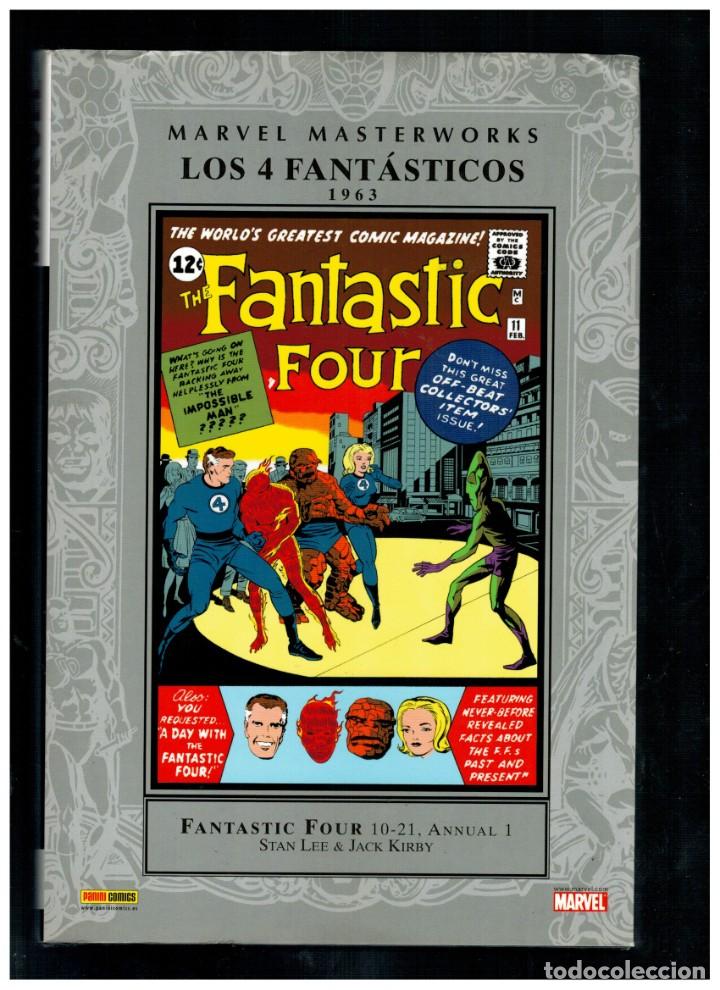 C&oacute;mics: MARVEL MASTERWORKS. LOS 4 FANT&Aacute;STICOS 1963. VOL.2. PANINI.EXCELENTE. - Foto 1