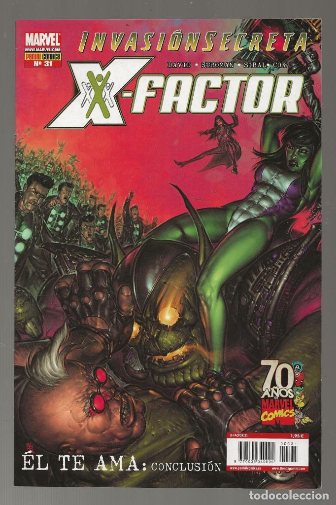 C&oacute;mics: X-FACTOR N&ordm; 31 - INVASI&Oacute;N SECRETA - PANINI MARVEL 2009 - Foto 1