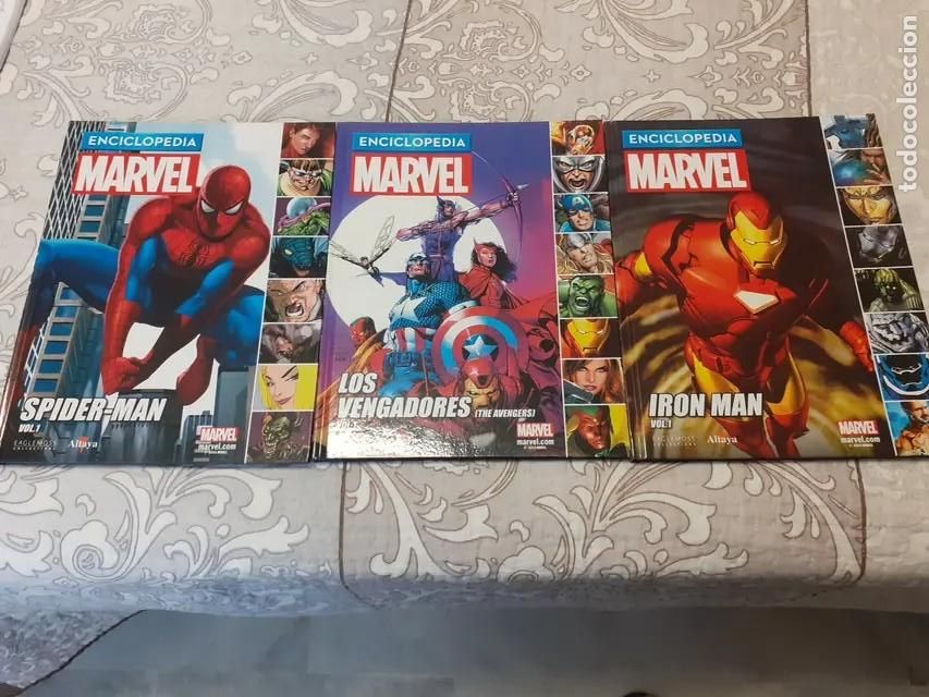 Comics: Lote Enciclopedia Marvel 3 Primeros Tomos Altaya