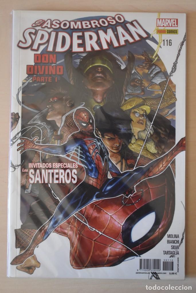 C&oacute;mics: Comic El Asombroso Spiderman. N.&ordm; 116. Panini Comics. Lomo rojo - Foto 1