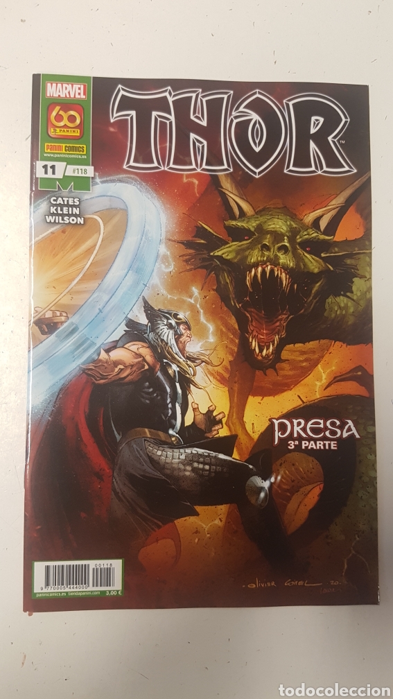 C&oacute;mics: THOR PRESA 3&ordf; PARTE PANINI COMICS 11 #118 MARVEL - Foto 1