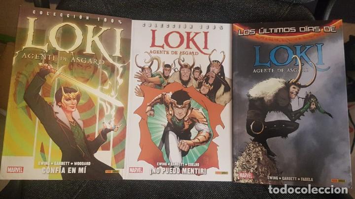 C&oacute;mics: 100% MARVEL - LOKI: AGENTE DE SHIELD (O.C. 3 TOMOS) - PANINI - Foto 1