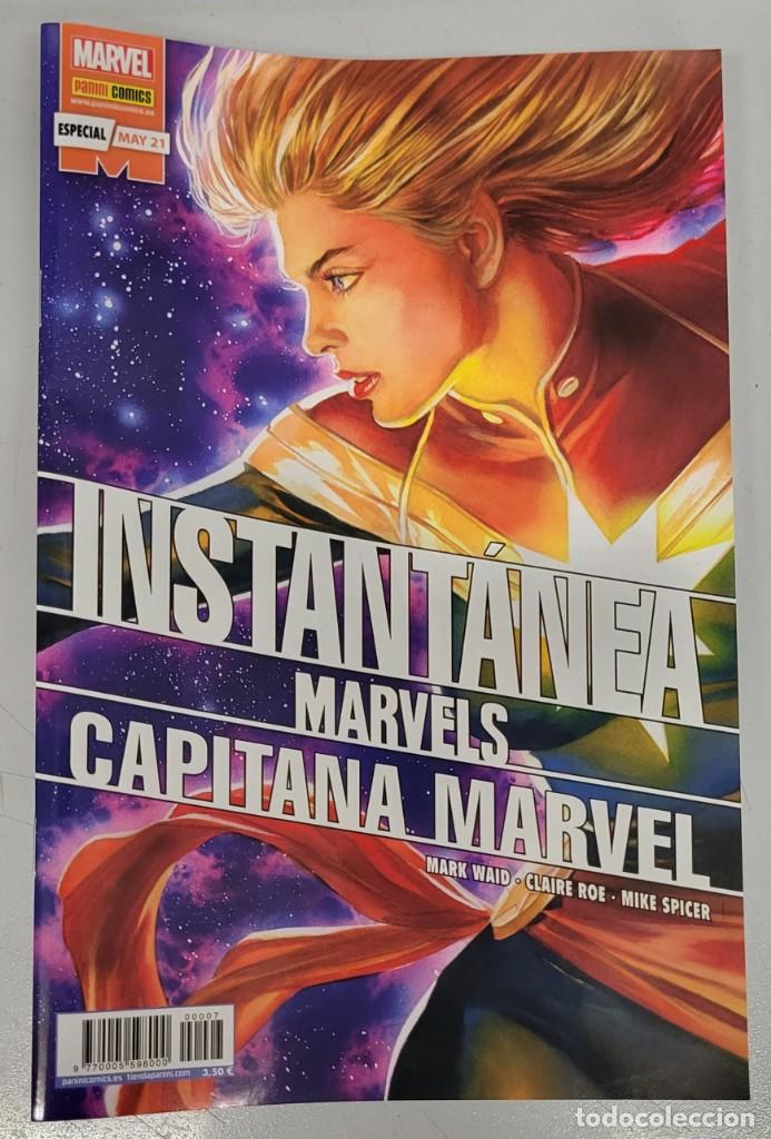 C&oacute;mics: INSTANTANEA MARVELS N&ordm; 7 : CAPITANA MARVEL / MARK WAID - CLAIRE ROE / MARVEL - PANINI - Foto 1