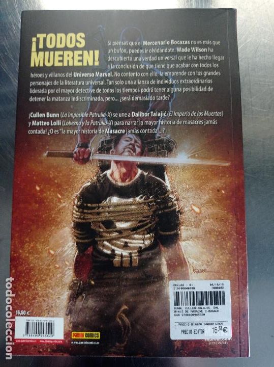 C&oacute;mics: COLECCION 100% LAS MINIS DE MASACRE 2 MASACRE MATA AL UNIVERSO MARVEL - Foto 3