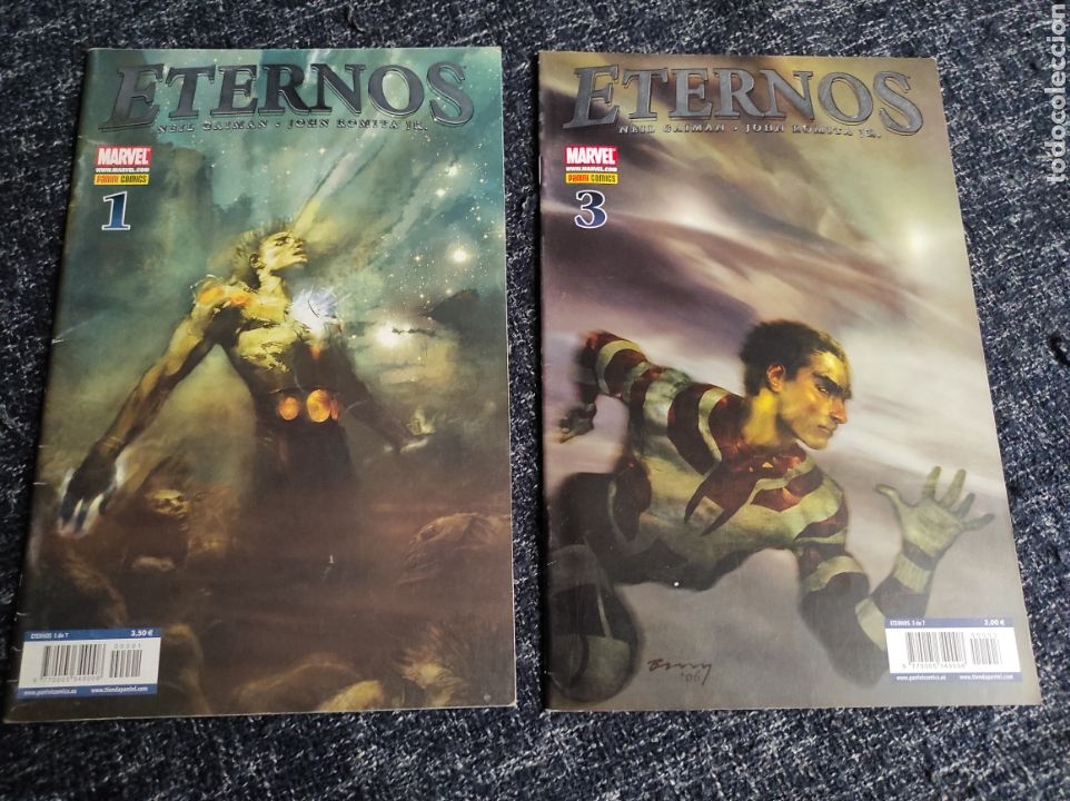 C&oacute;mics: ETERNOS VOL. 1 N&ordm; 1 Y 3 -ED. PANINI - Foto 1