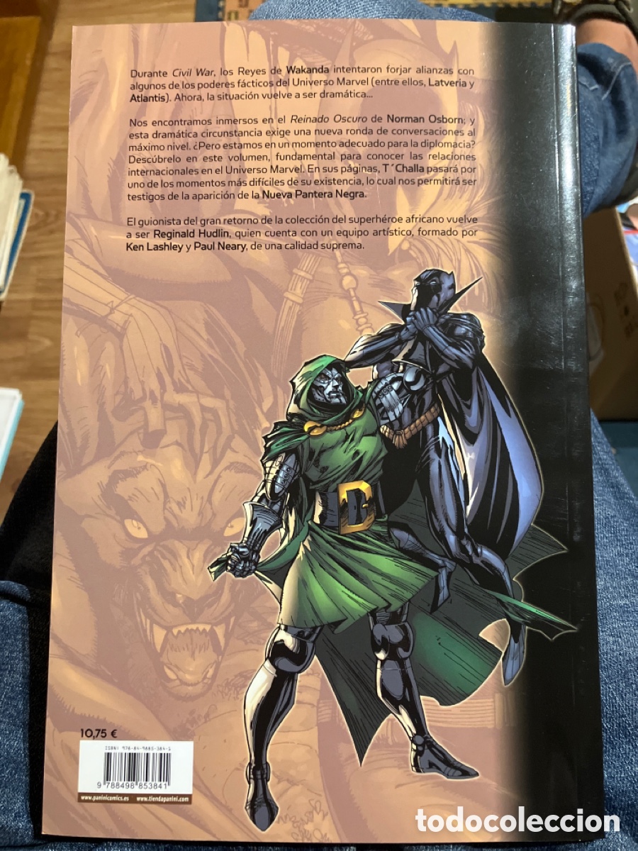 C&oacute;mics: H&Eacute;ROES MARVEL - NUEVA PANTERA NEGRA - ESPECIE MORTAL - PANINI - Foto 2