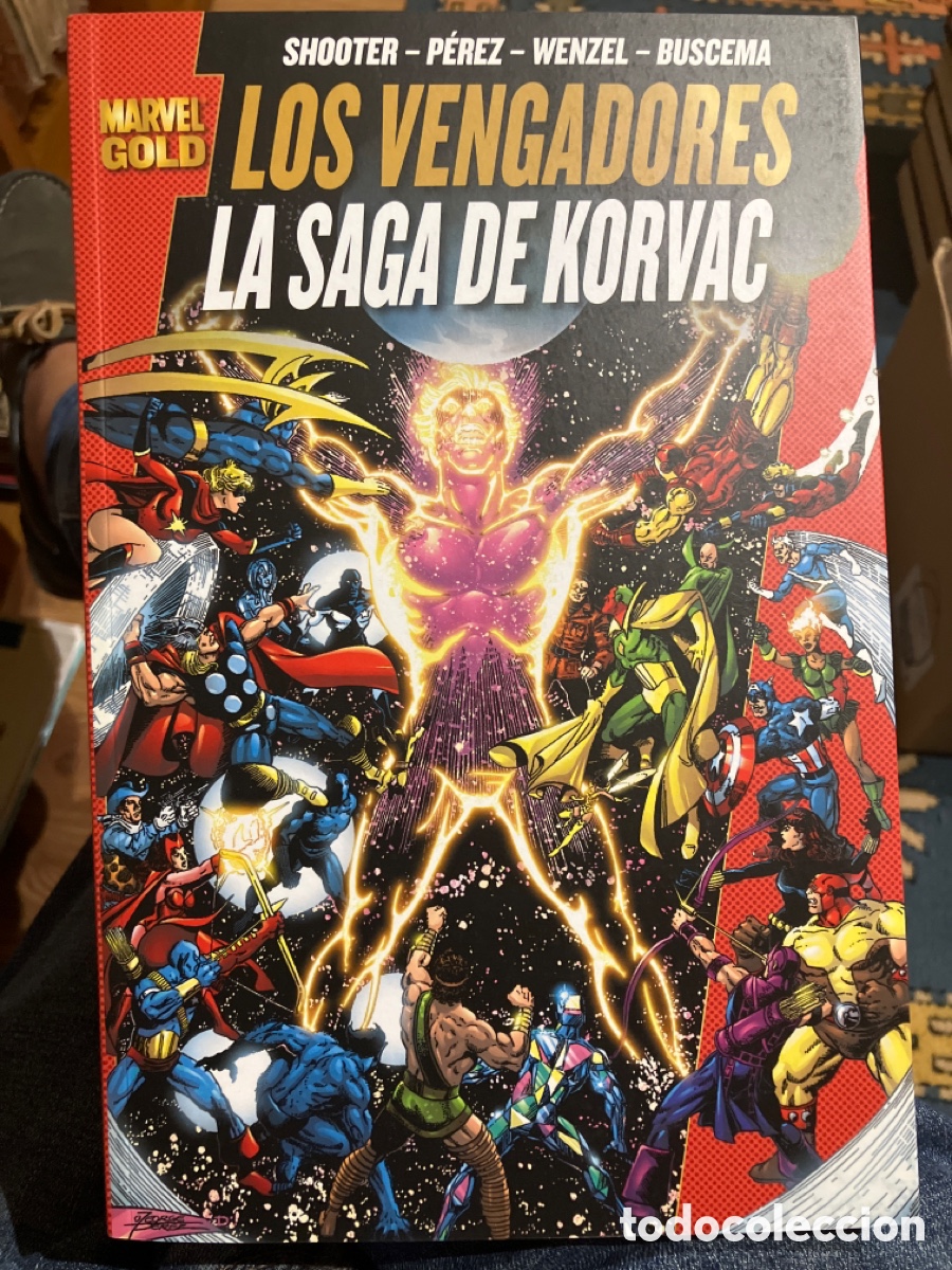 C&oacute;mics: MARVEL GOLD - LOS VENGADORES - LA SAGA DE KORVAC - PANINI - Foto 1