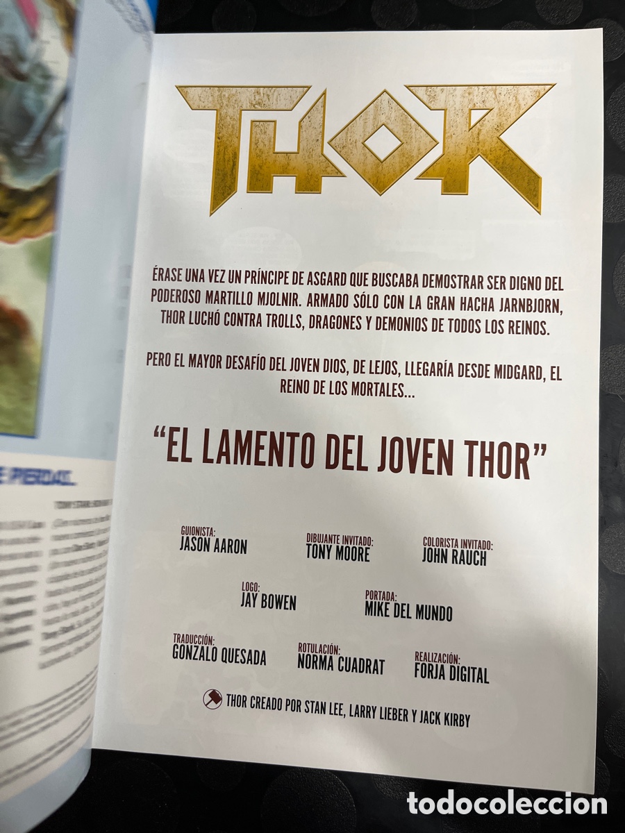 C&oacute;mics: THOR N.94 / 6 EL LAMENTO DEL JOVEN THOR ( 2011/&hellip; ) - Foto 3