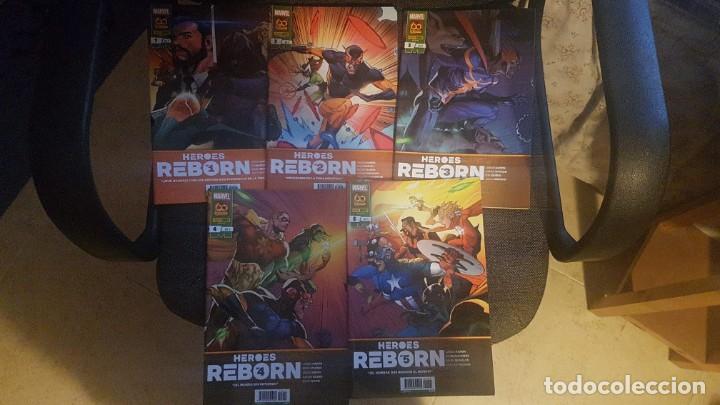 C&oacute;mics: HEROES REBORN (OBRA COMPLETA 5 N&Uacute;MEROS) - PANINI - Foto 1
