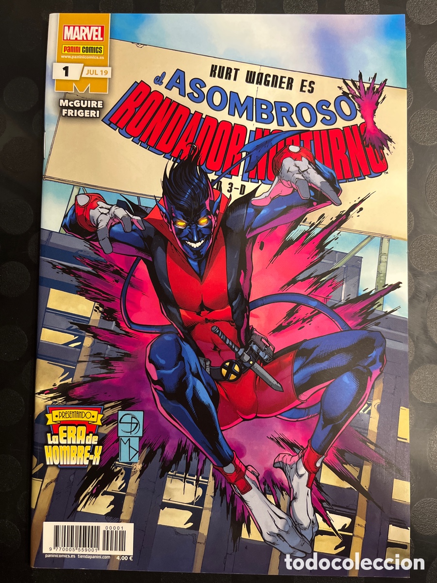 Fumetti: LA ERA DE HOMBRE X N.3 EL ASOMBROSO RONDADOR NOCTURNO N.1 ( 2019 )