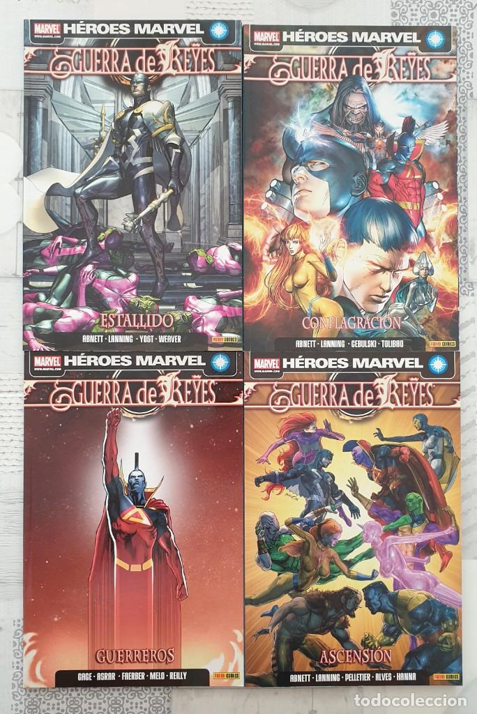 C&oacute;mics: GUERRA DE REYES. Serie Limitada de 4 tomos. Panini Comics 2010 - Foto 1