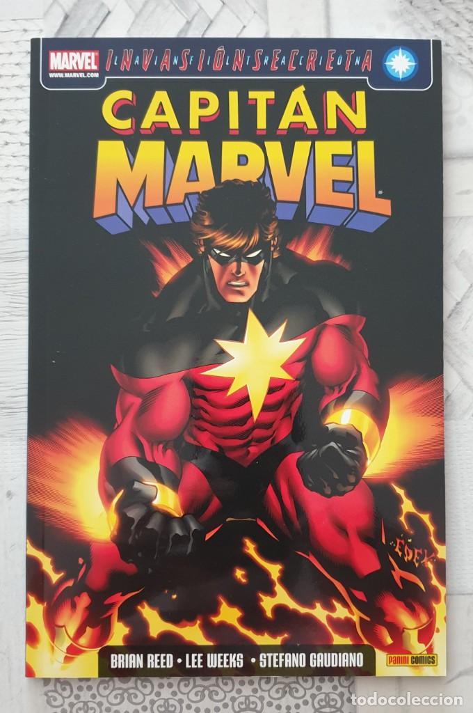 C&oacute;mics: CAPITAN MARVEL: INVASION SECRETA. Tomo unico. Panini Comics 2008 - Foto 1