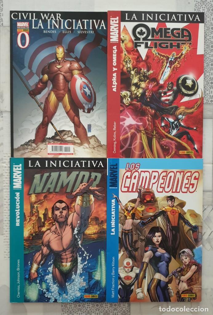 C&oacute;mics: LA INICIATIVA. 4 tomos. Panini Comics 2008 - Foto 1